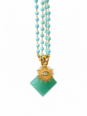Collier flacon AVENTURINE
