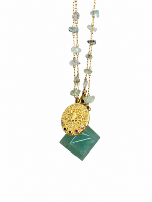 Collier en flacon AVENTURINE