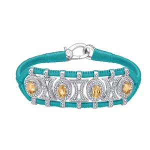 BRACELET OLINDA TURQUOISE - CITRINES