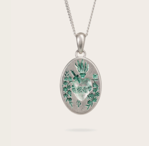 Collier COEUR VERT