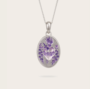 Collier COEUR VIOLET