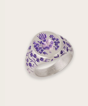 Bague COEUR VIOLET